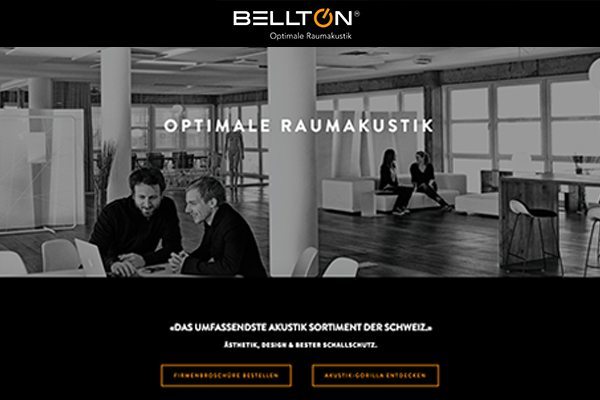 Online Marketing Agentur für Bellton AG – Optimale Raumakustik