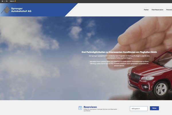 Sprenger Autobahnhof AG – Flughafen Zürich Sprenger Autobahnhof AG – Flughafen Zürich