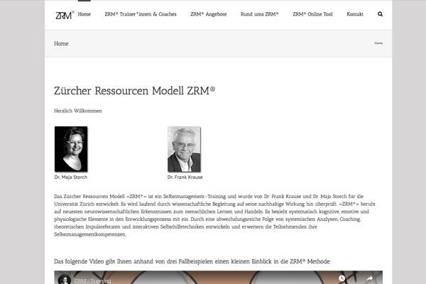 SEO Agentur Online Marketing Agentur Luzern Neue Webseite ZRM