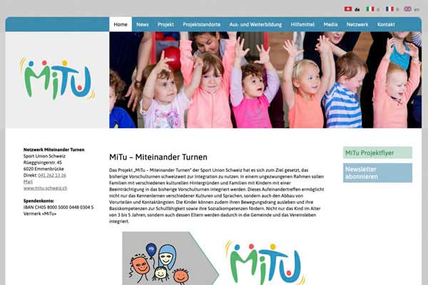 SEO Agentur für MiTu – Miteinander Turnen – Sportunion Schweiz